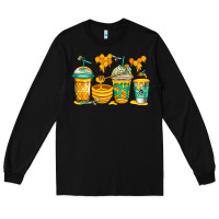 Black bumble bee honey coffee Long Sleeve Tee - Jasminsmagicworld
