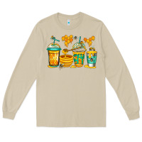 Mushroom bumble bee honey coffee Long Sleeve Tee - Jasminsmagicworld