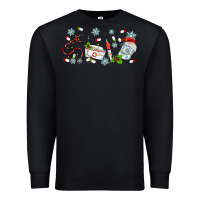 Black christmas nurse Premium Sweatshirt - MaliasSmallBusiness