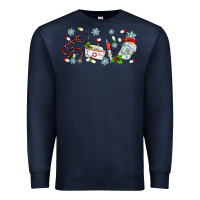 Navy christmas nurse Premium Sweatshirt - MaliasSmallBusiness