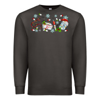 Smoke christmas nurse Premium Sweatshirt - MaliasSmallBusiness
