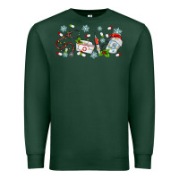 Sports Green christmas nurse Premium Sweatshirt - MaliasSmallBusiness
