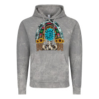 Cloud Rock western rainbow  be kind Vintage Hoodie - RanaPortraitStore