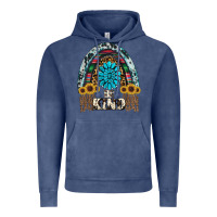 Vintage Denim western rainbow  be kind Vintage Hoodie - RanaPortraitStore