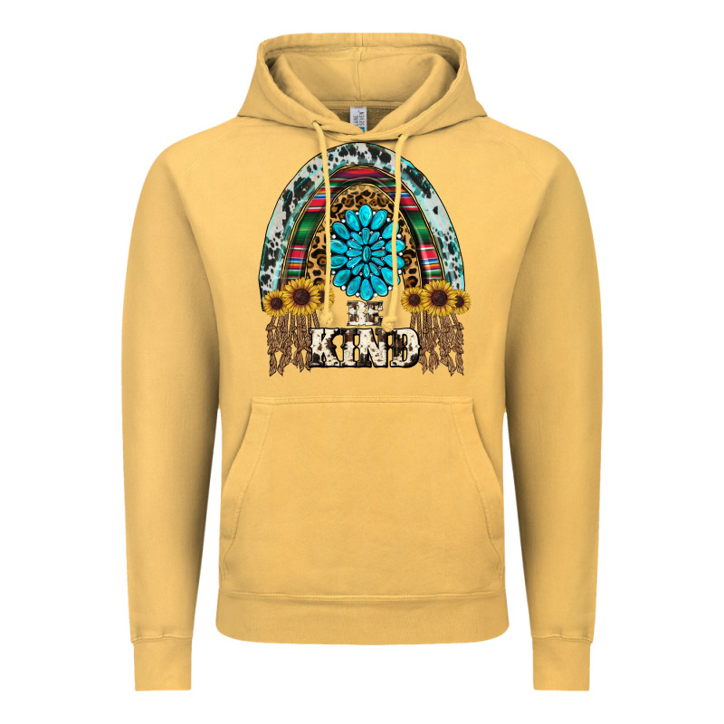 Western Rainbow  Be Kind Vintage Hoodie by RanaPortraitStore | Teevron