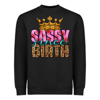 Black sassy since birth Heavyweight Sweatshirt - HRA Design Shop
