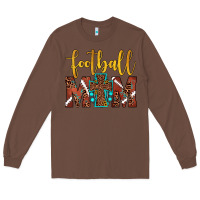 Chestnut football mom Long Sleeve Tee - JahusDesignShop