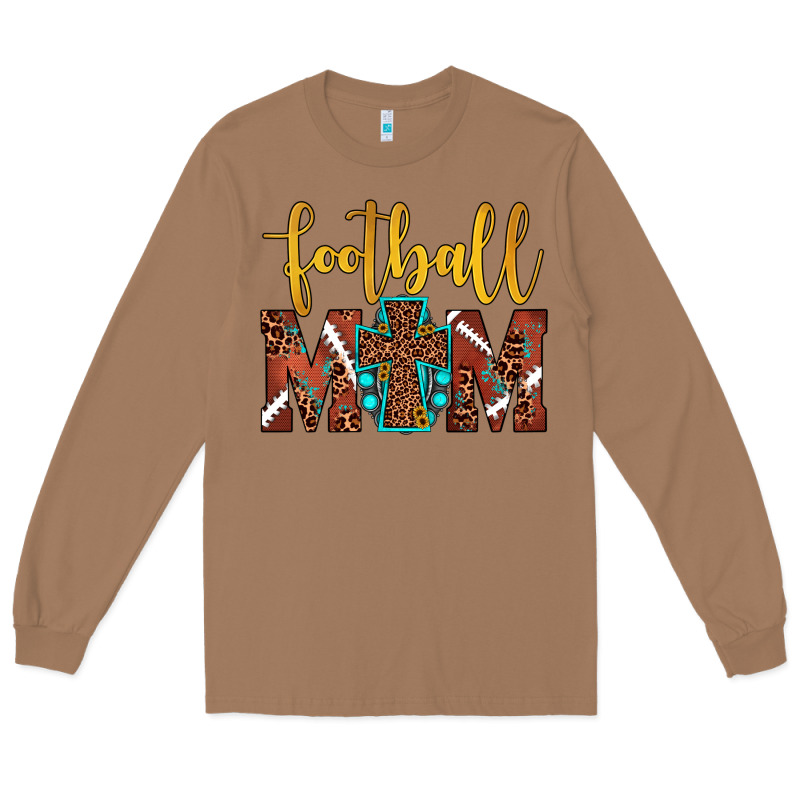 Football Mom Long Sleeve Tee by JahusDesignShop | Teevron