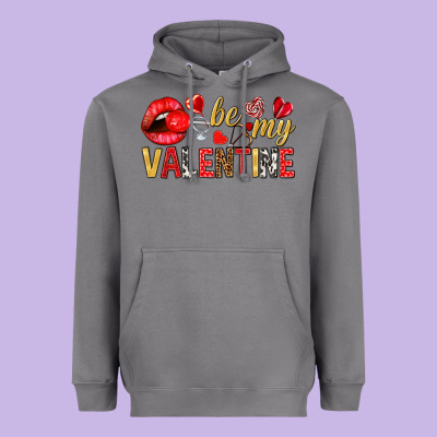 Be My Valentine Heavyweight Hoodie Designed By Nancycooperartshop