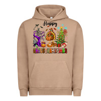 Pigment Burro Happy Hallothanksmas Urban Hoodie - texasbilliewilder