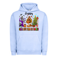 Pigment Grape Ice Happy Hallothanksmas Urban Hoodie - texasbilliewilder
