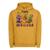Pigment Peanut Butter Happy Hallothanksmas Urban Hoodie - texasbilliewilder
