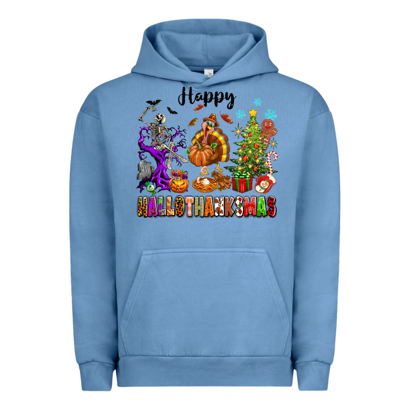 Happy Hallothanksmas Urban Hoodie by texasbilliewilder | Teevron