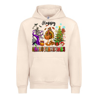 Sandshell Happy Hallothanksmas Urban Hoodie - texasbilliewilder