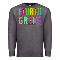 Charcoal Heather fourth grade Premium Sweatshirt - NancyCooperArtShop