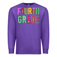 Purple fourth grade Premium Sweatshirt - NancyCooperArtShop