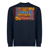 Navy usa sweet and sassy skinny metal can holder Heavyweight Sweatshirt - HRA Design Shop