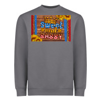 Usa Sweet And Sassy Skinny Metal Can Holder Heavyweight Sweatshirt | Teevron