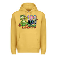 Antique Gold 100 days chancing my students crow Premium Hoodie - SublimationCraftShop