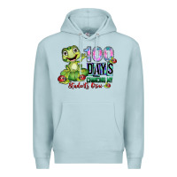 Blue Mist 100 days chancing my students crow Premium Hoodie - SublimationCraftShop