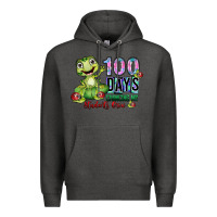 Charcoal Heather 100 days chancing my students crow Premium Hoodie - SublimationCraftShop