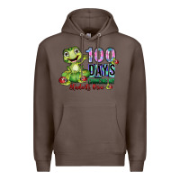 Coffee 100 days chancing my students crow Premium Hoodie - SublimationCraftShop