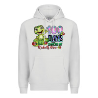 Dove Grey 100 days chancing my students crow Premium Hoodie - SublimationCraftShop