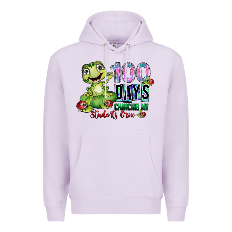 100 Days Chancing My Students Crow Premium Hoodie by SublimationCraftShop | Teevron