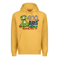 Mustard 100 days chancing my students crow Premium Hoodie - SublimationCraftShop