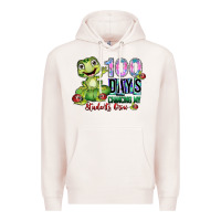 Pale Pink 100 days chancing my students crow Premium Hoodie - SublimationCraftShop