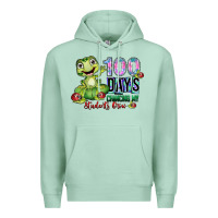 Seafoam 100 days chancing my students crow Premium Hoodie - SublimationCraftShop