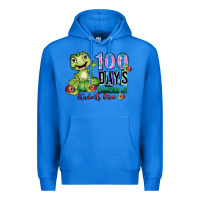 True Royal 100 days chancing my students crow Premium Hoodie - SublimationCraftShop