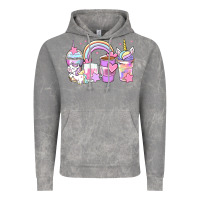 Cloud Rock unicorn coffee cups Vintage Hoodie - Zillion Design Studio