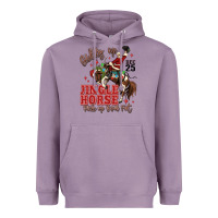 Lavender giddy up jingle horse pick up your feet Heavyweight Hoodie - MaliasSmallBusiness
