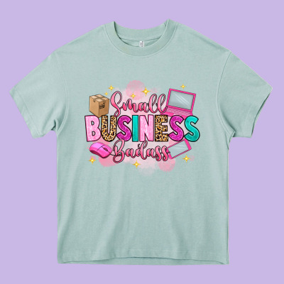 Small Business Badass Heavy Core Tee Designed By Artiststas