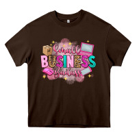Chocolate Brown small business badass Heavy Core Tee - Artiststas