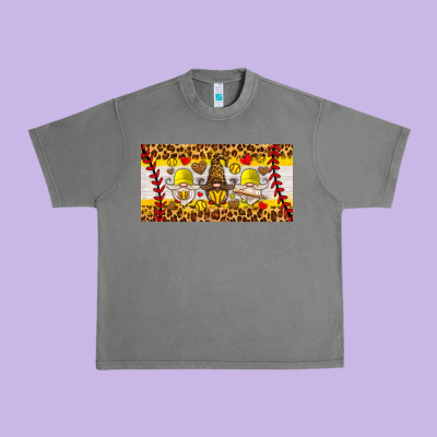 Softball Gnome License Plate Urban Heavy Tee Designed By Hra Design Shop