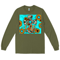 Army Green cross tumbler Long Sleeve Tee - JahusDesignShop