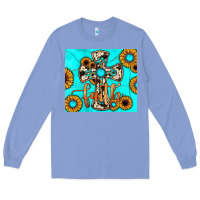 Colony Blue cross tumbler Long Sleeve Tee - JahusDesignShop