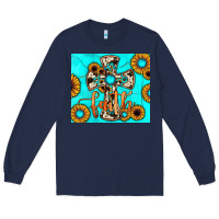 Navy cross tumbler Long Sleeve Tee - JahusDesignShop