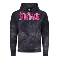 Cloud Black Breast Cancer Brave Vintage Hoodie - texasbilliewilder