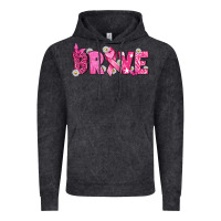 Vintage Black Breast Cancer Brave Vintage Hoodie - texasbilliewilder