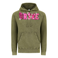 Vintage Olive Breast Cancer Brave Vintage Hoodie - texasbilliewilder