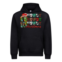 Black Howdy howdy howdy Christmas Urban Hoodie - NancyCooperArtShop