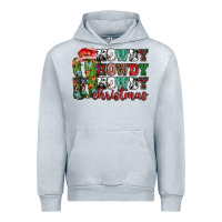 Heather Grey Howdy howdy howdy Christmas Urban Hoodie - NancyCooperArtShop