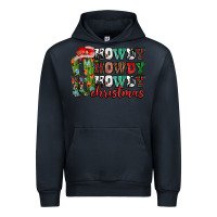 Navy Howdy howdy howdy Christmas Urban Hoodie - NancyCooperArtShop