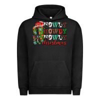 Pigment Black Howdy howdy howdy Christmas Urban Hoodie - NancyCooperArtShop