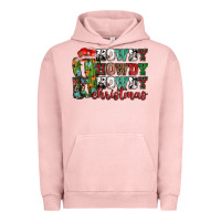 Pigment Salmon Howdy howdy howdy Christmas Urban Hoodie - NancyCooperArtShop