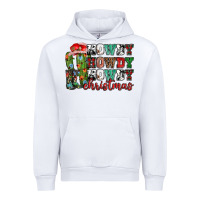 White Howdy howdy howdy Christmas Urban Hoodie - NancyCooperArtShop