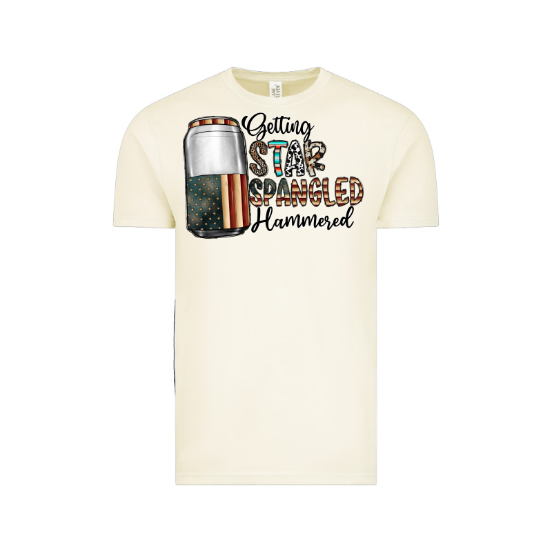Getting Star Spangled Hammered Vintage Tee by CowhideDigitalArt | Teevron